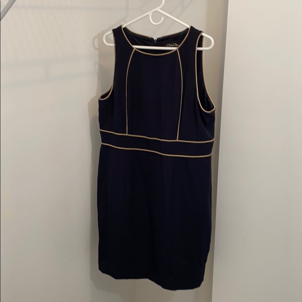 Navy blue dress
